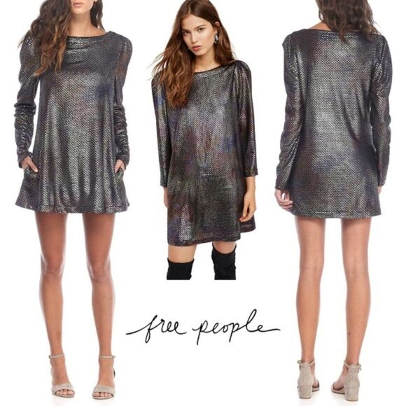Free People Diamonds Are Forever Mini Dress Small - Picture 12 of 13